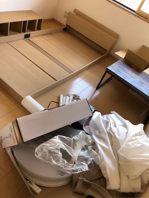 【神栖市】細々としたものからベッドのような大型家具までまとめて回収!追加費用なしで回収できお喜びいただけました!