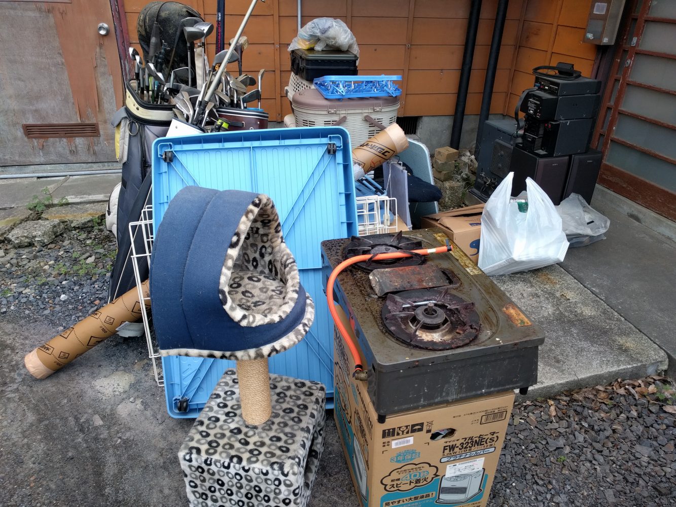 結城市にて不用品回収のご依頼 お客様の声