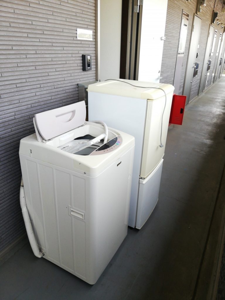 【小美玉市】冷蔵庫と洗濯機の不用品回収・処分ご依頼　お客様の声