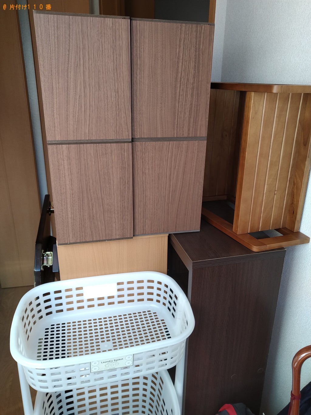 【神栖市】本棚、収納棚、座椅子、カゴ等の回収・処分ご依頼