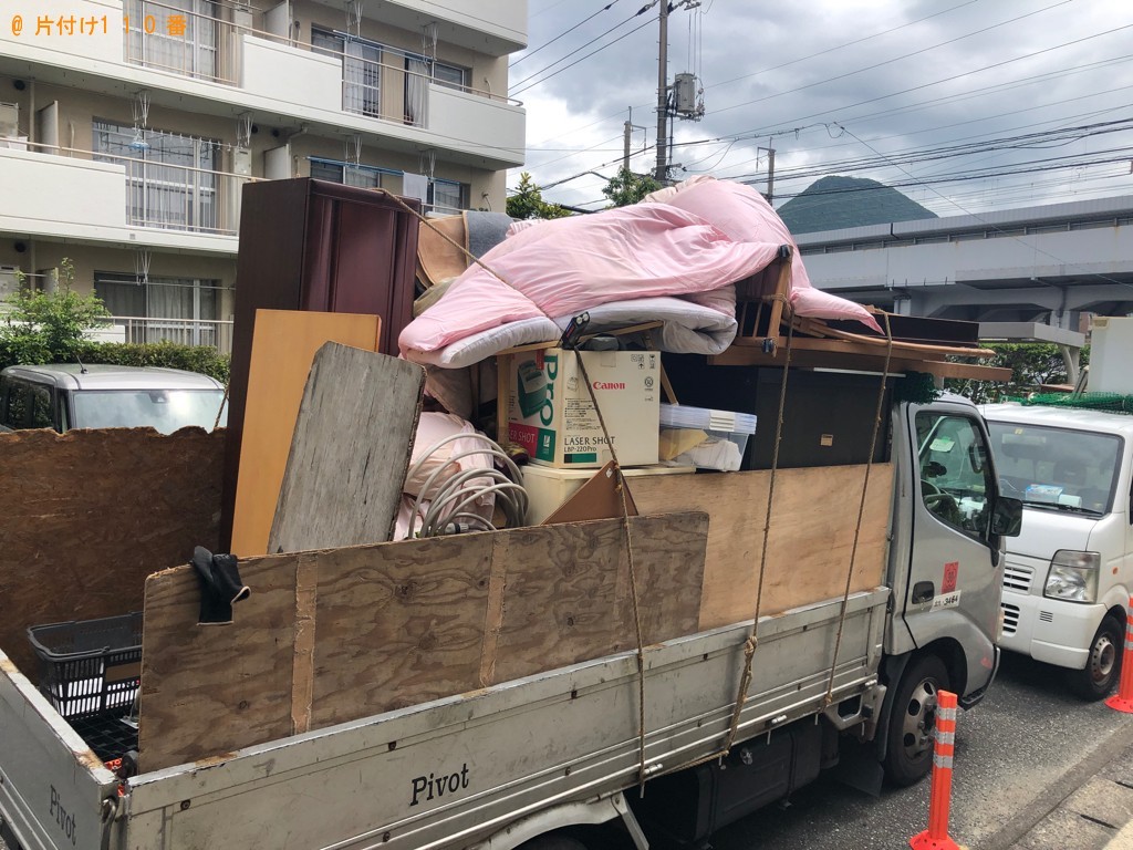 【日立市】布団、家具等の回収・処分ご依頼 お客様の声