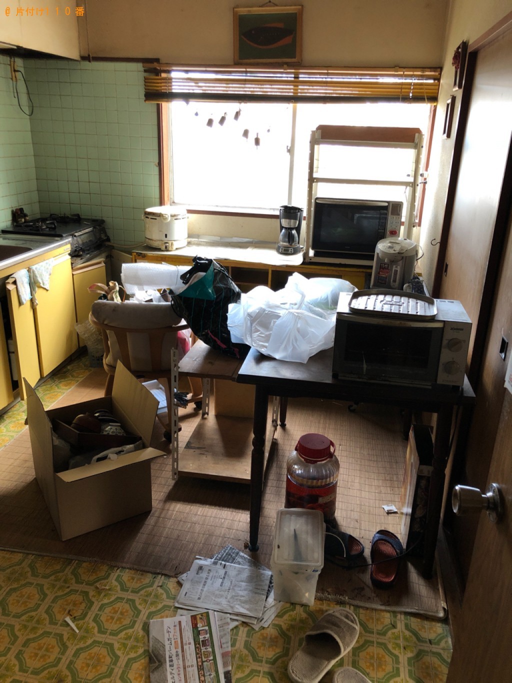 【鹿嶋市】電子レンジ、椅子、炊飯器、カート、布団等の回収・処分