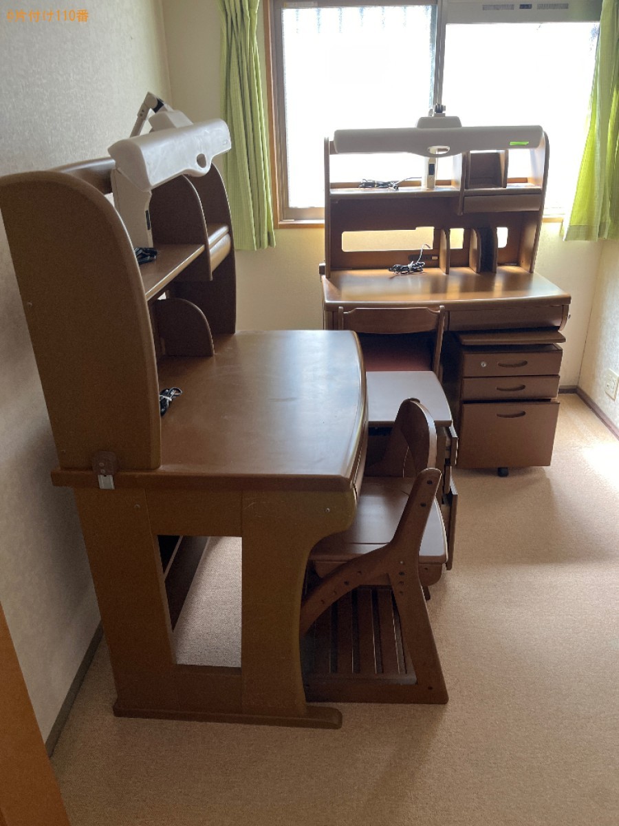 学習机、椅子の回収・処分ご依頼　お客様の声