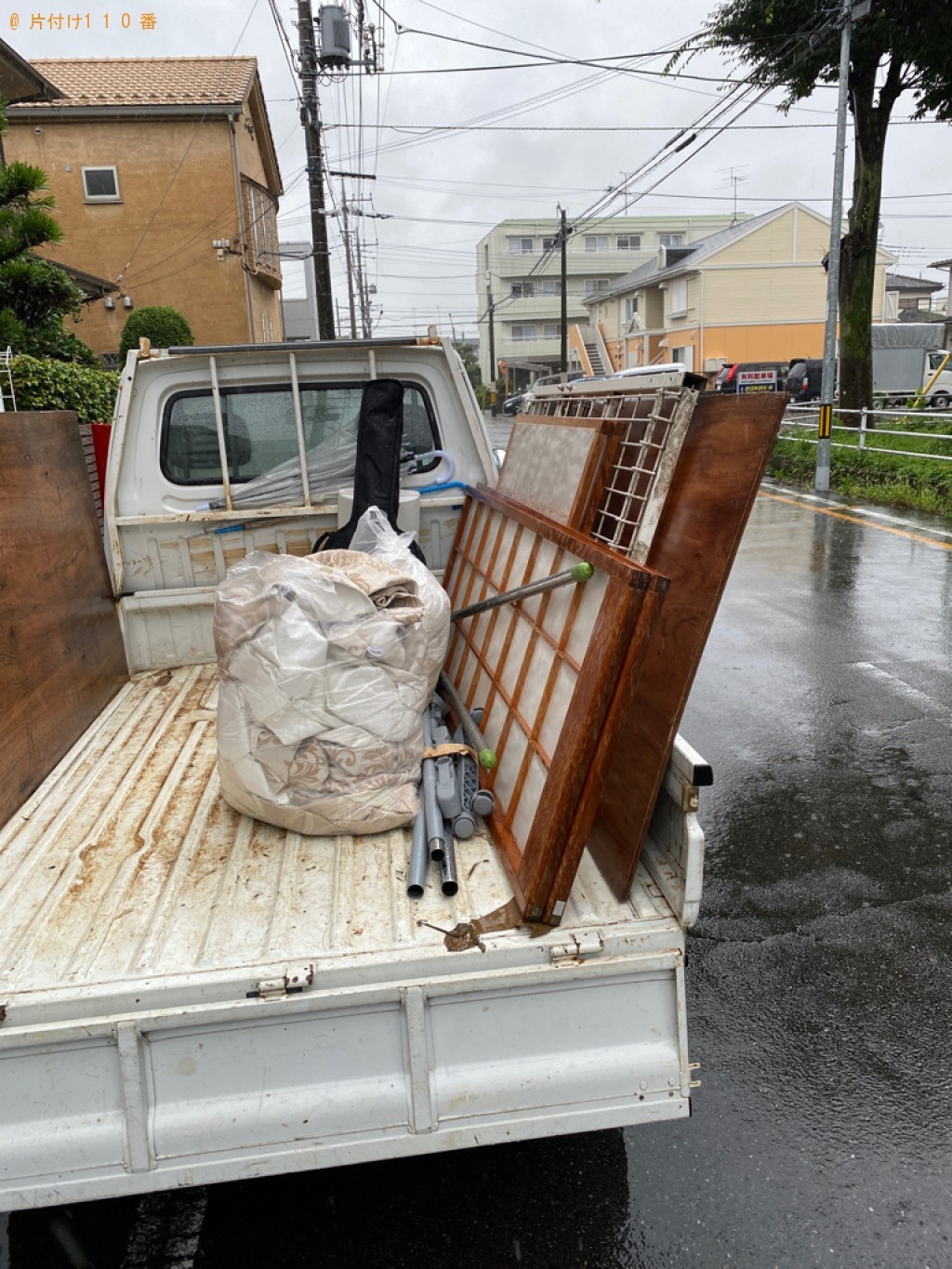 ギター、カーテン、鉄柵、襖、小型家電、物干し竿等の回収・処分