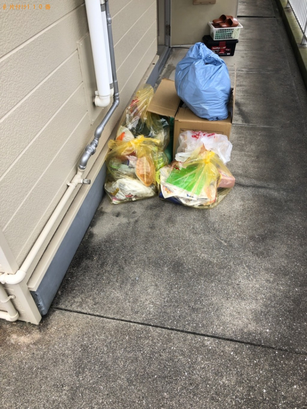 かご、一般ごみ等の回収・処分ご依頼　お客様の声