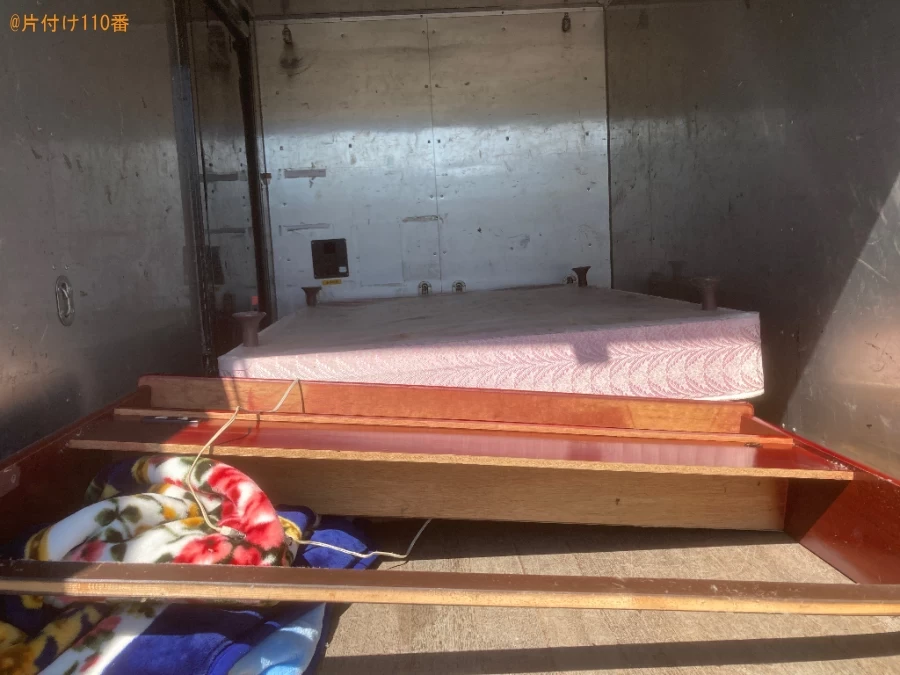 マットレス付きセミダブルベッドの回収・処分ご依頼 お客様の声