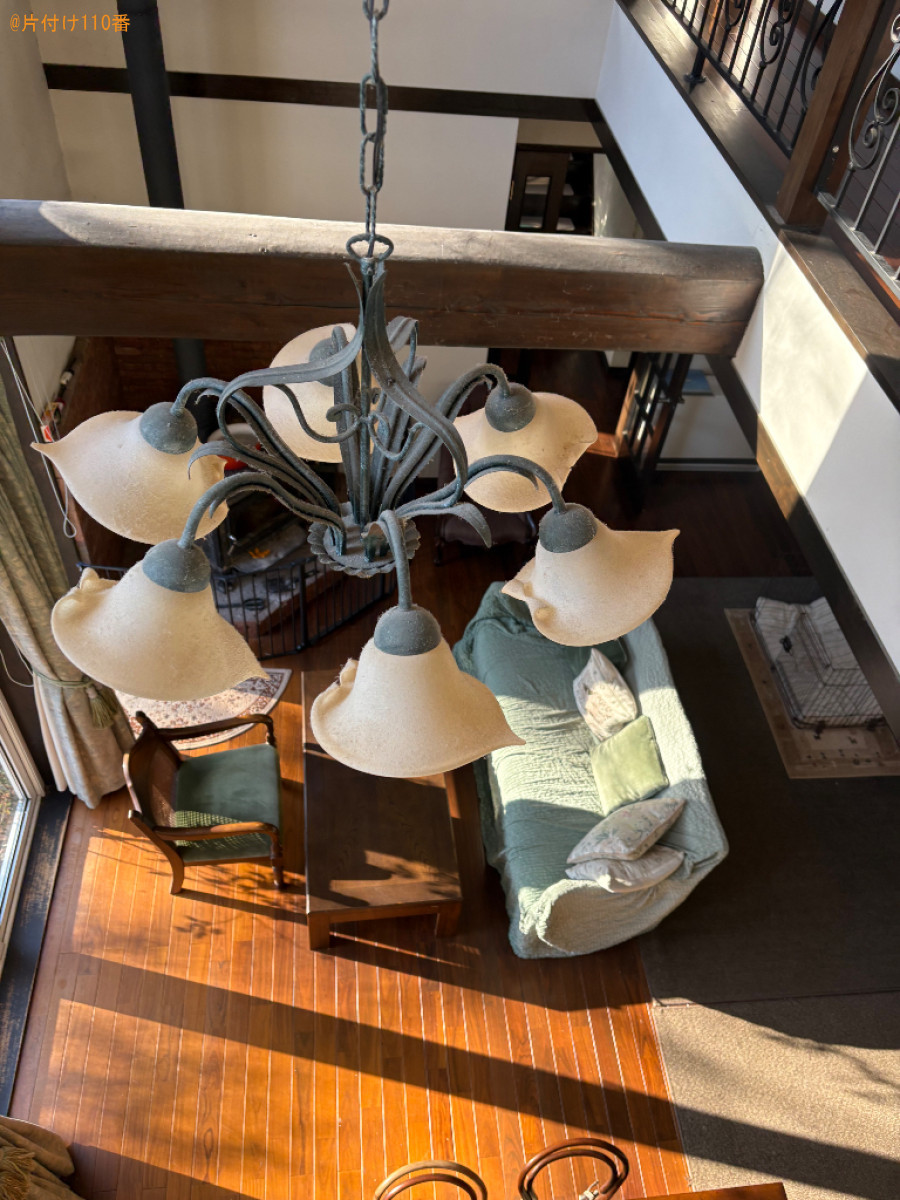 シャンデリアの掃除ご依頼　お客様の声